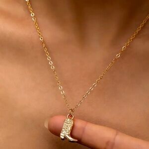 Makawao Ranch Cowboy Boot Necklace NWT!